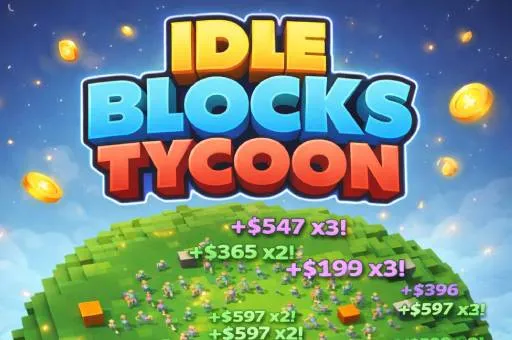 Play Idle Blocks Tycoon Online (Free IO Clicker Game) io games game online